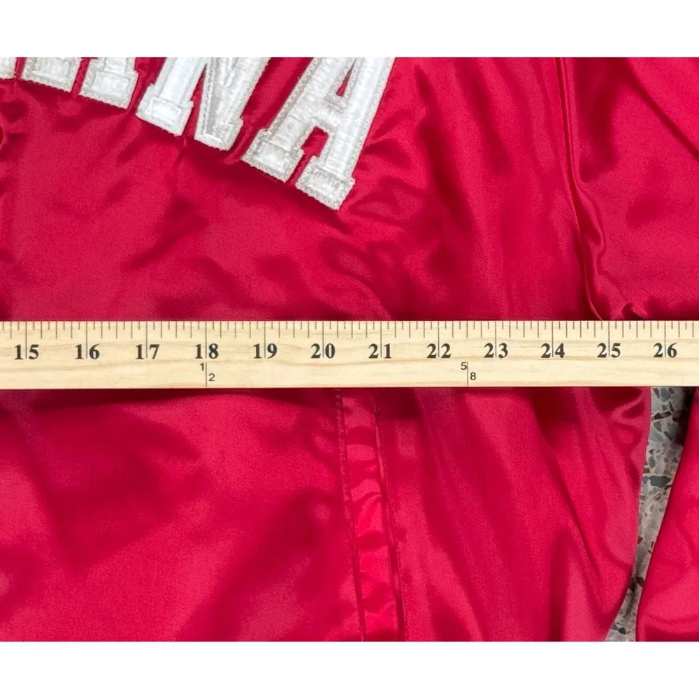 Swingster NCAA Indiana Vtg‎ Men's Embroidered Quilted Bomber Jacket Size XXL